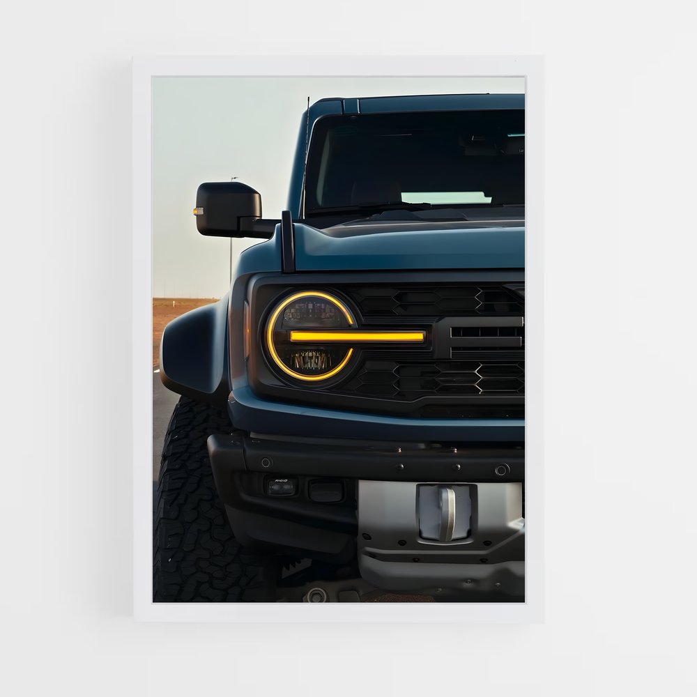 Poster Bronco Blue Thunder – affiche Ford (vue 3)